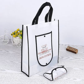 China Fashionable Natural Non Woven Carry Bags , Long Rope Non Woven Eco Bag supplier