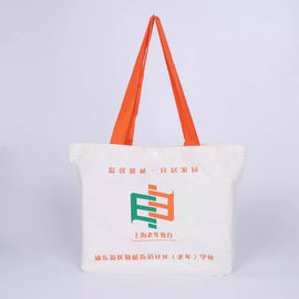China Promotional 100% Cotton Canvas Tote Bags Bulk Laminated Full Color Printing supplier