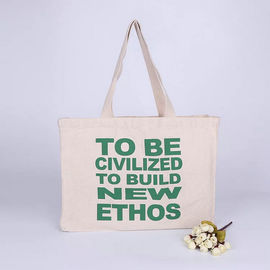China Eco Friendly Canvas Grocery Tote Bags / High Strength 24 Oz Canvas Tote Bags supplier
