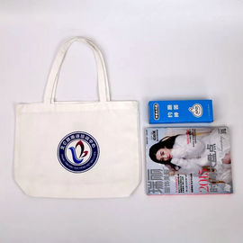 China Logo Printed Reusable Canvas Bags For Supermarket Packing And Shopping supplier