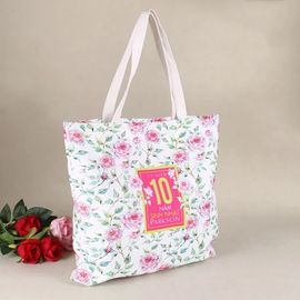 China High Strength Pink Promotional Gift Bags With Strong Hardness Long Rope supplier
