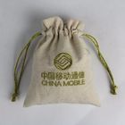 China Eco Friendly Cotton Canvas Drawstring Bag For Shopping Silk Screen Printing company