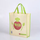 China Silk Screen Yellow Non Woven Fabric Bags With An Apple On The Surface company