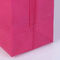 Pink Grocery Non Woven Fabric Bags Heat Transfer Printing OEM Design supplier