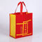 Large Non Woven Polypropylene Shopping Bags / Reusable Red Non Woven Bag supplier