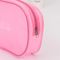 Pink Makeup PVC Plastic Bag With Magic Tape And String Craft Sewing Surface supplier