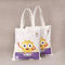 Fashionable Shoulder Cotton Canvas Tote Bags With Zipper Sunflower On The Surface supplier