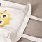 Fashionable Shoulder Cotton Canvas Tote Bags With Zipper Sunflower On The Surface supplier