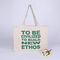 Long Rope Green Canvas Tote Bag / Recycled Small Canvas Shopping Bags supplier