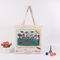 Handheld Personalised Canvas Tote Bags / Custom Made Promotional Cotton Tote Bags supplier