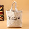 Recycled Shoulder Embroidered Canvas Tote Bags With Zipper supplier