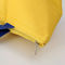 Eco Friendly Yellow Canvas Tote Bag / High Strength Large Canvas Shopping Bags supplier