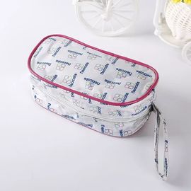 China Light Weight PVC Shopping Bag With Zip / Economical Fashion PVC Zipper Bag factory