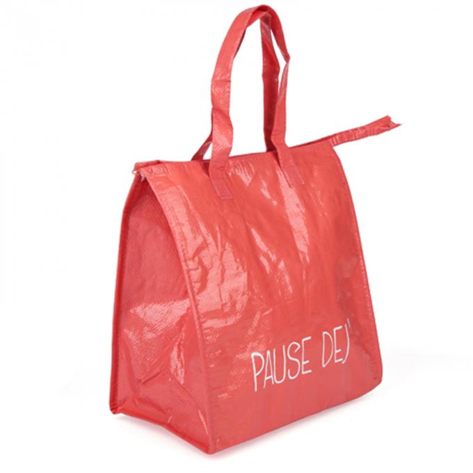 Red Eco Friendly Polythene Bags / Small Waterproof Custom Polypropylene Bags
