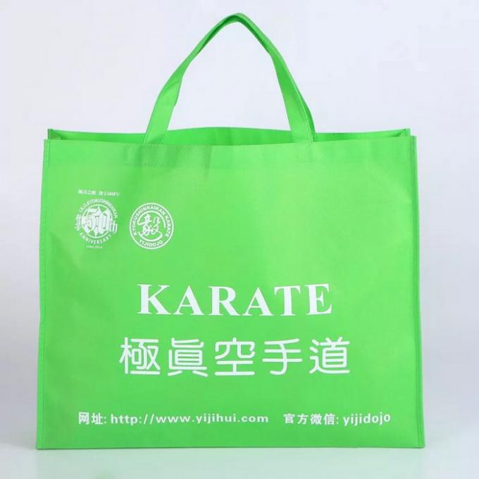 Digital Imprint Non Woven Reusable Shopping Bags For Office Promotion Gift