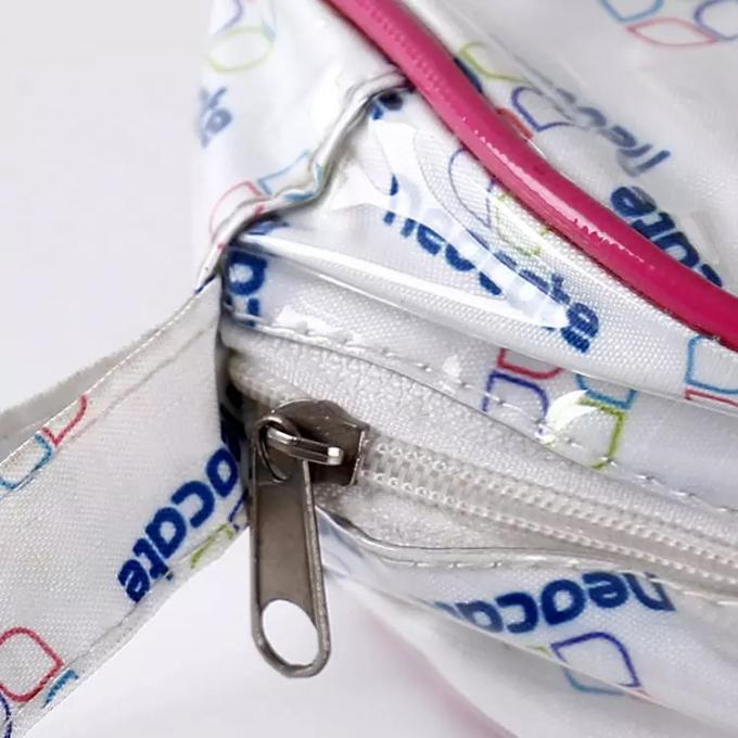 Light Weight PVC Shopping Bag With Zip / Economical Fashion PVC Zipper Bag