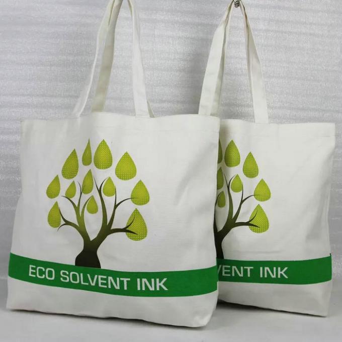 Mini Custom Printed Canvas Tote Bags , Reusable Cotton Tote Shopping Bag