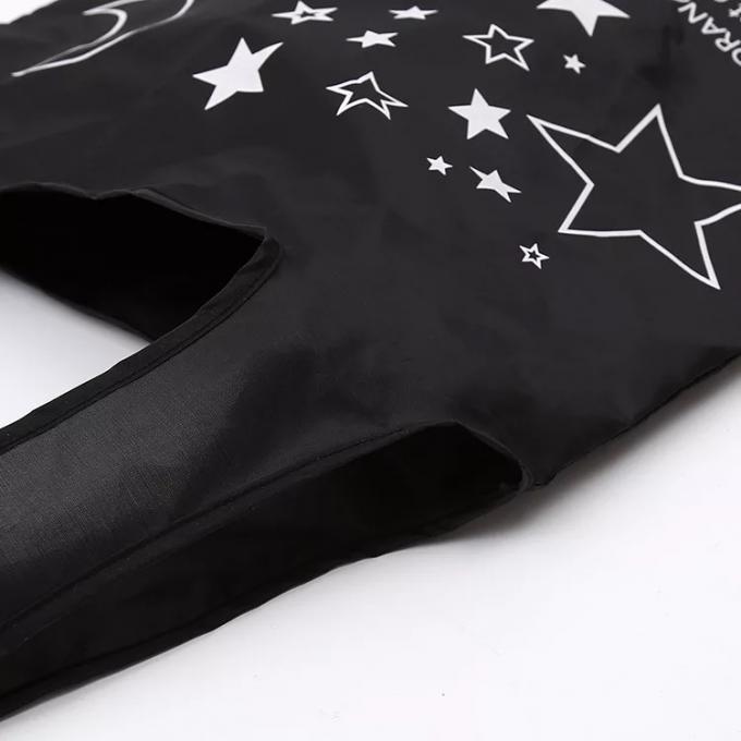 Black Small Personalised Gift Bags For Business Many Stars On The Surface