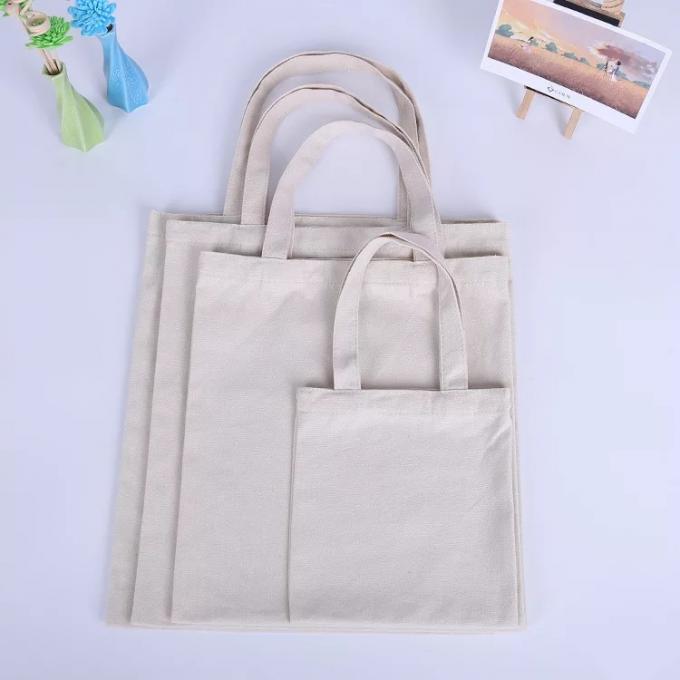 Wear Resistant Cotton Promotional Gift Bags With Laminated Full Color Printing