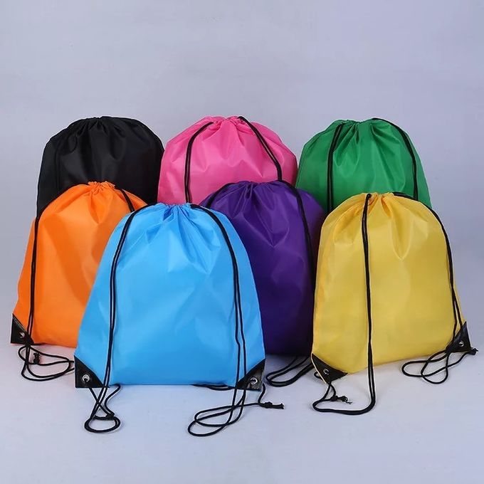 Washable Athletic Drawstring Backpack / Fashion Durable Drawstring Backpack