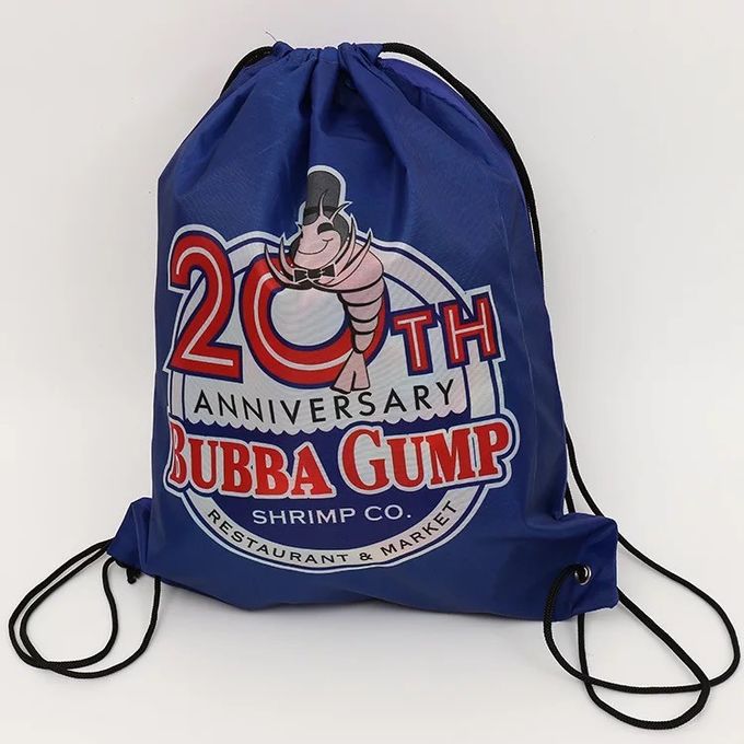 Portable Custom Drawstring Backpack , Multi Functional Sports Sack Bag