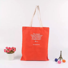 China Logo Printed Cotton Canvas Tote Bags For Supermarket Packing And Shopping supplier