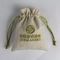 Eco Friendly Cotton Canvas Drawstring Bag For Shopping Silk Screen Printing supplier
